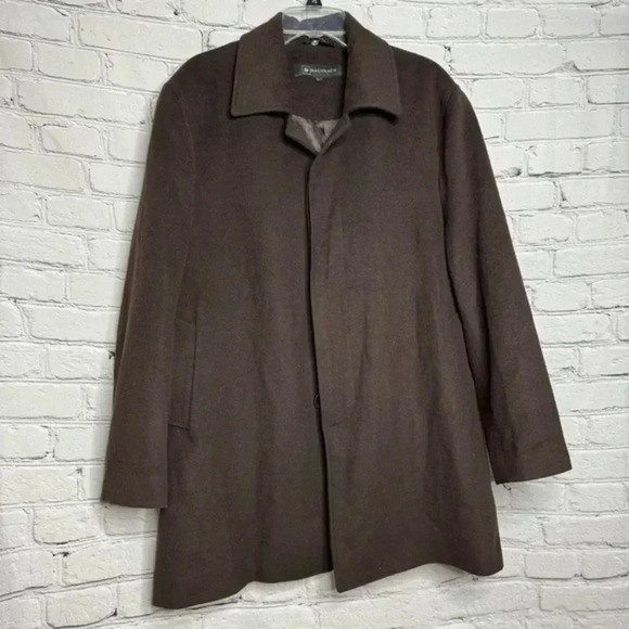 Bachrach Women’s Brown Wool Coat size Large - Picture 1 of 14